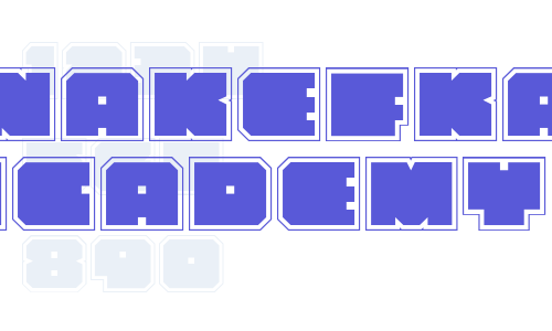 Anakefka Academy Font Download