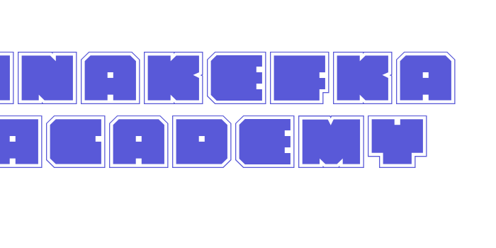 Anakefka Academy Font