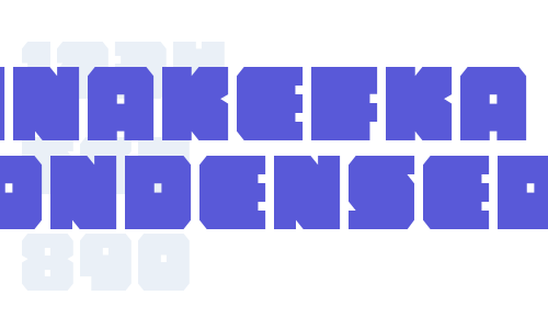 Anakefka Condensed Font Download