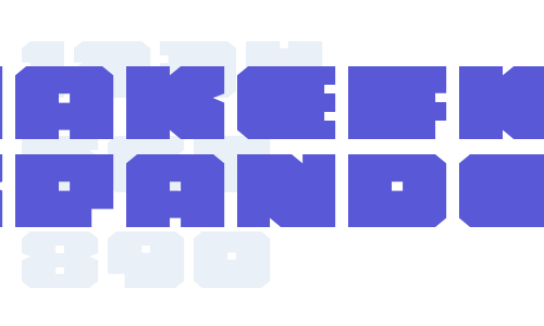 Anakefka Expanded Font Download