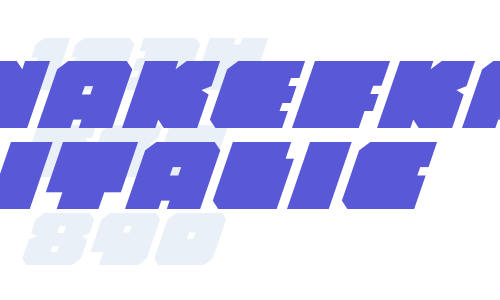 Anakefka Italic Font Download