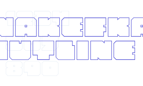 Anakefka Outline Font Download