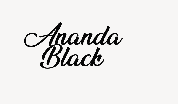 Ananda Black Font