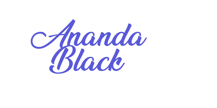 Ananda Black Font Download