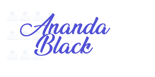 Ananda Black-font-download