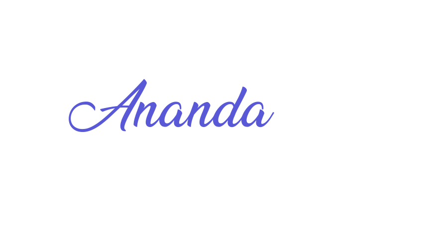 Ananda Font