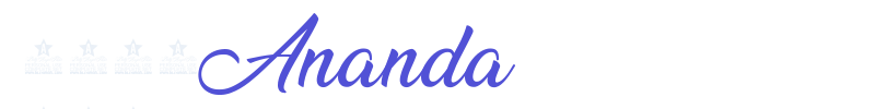 Ananda-font
