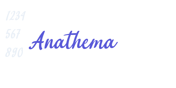 Anathema font free