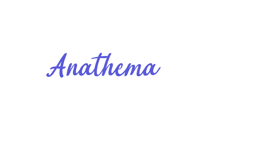 Anathema Font