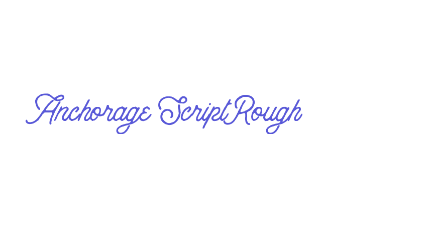 Anchorage Script Rough Font Download