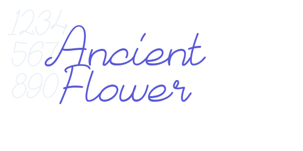 Ancient Flower font free