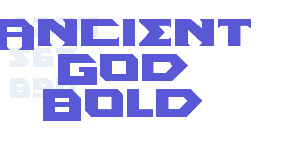 Ancient God Bold font free