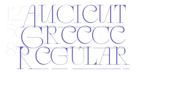 Ancient Greece Regular font free