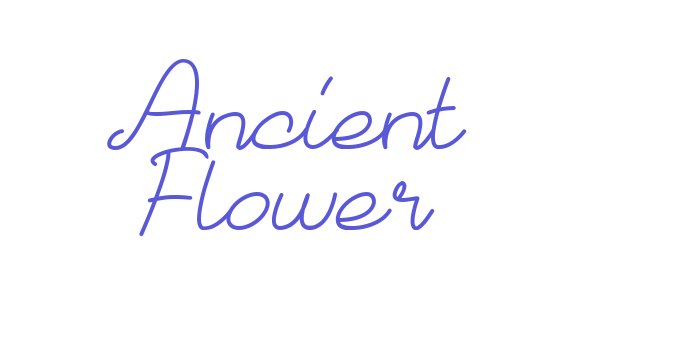 Ancient Flower Font Download