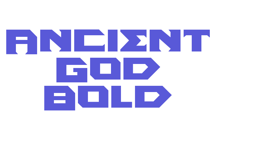 Ancient God Bold Font Download