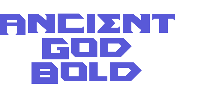 Ancient God Bold Font Download