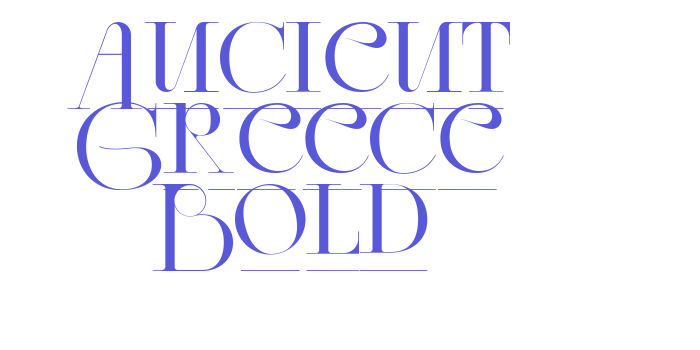 Ancient Greece Bold Font Download