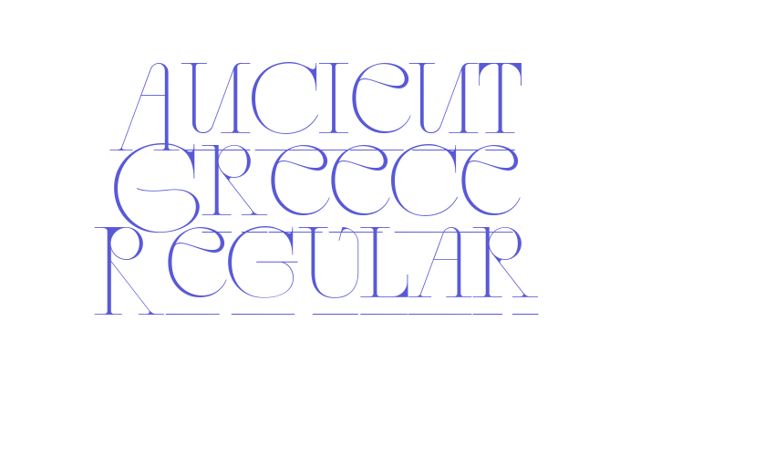 Ancient Greece Regular Font Download