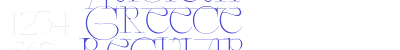 Ancient Greece Regular font