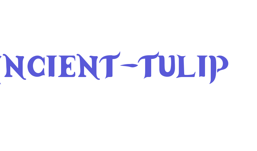 Ancient-Tulip Font Download