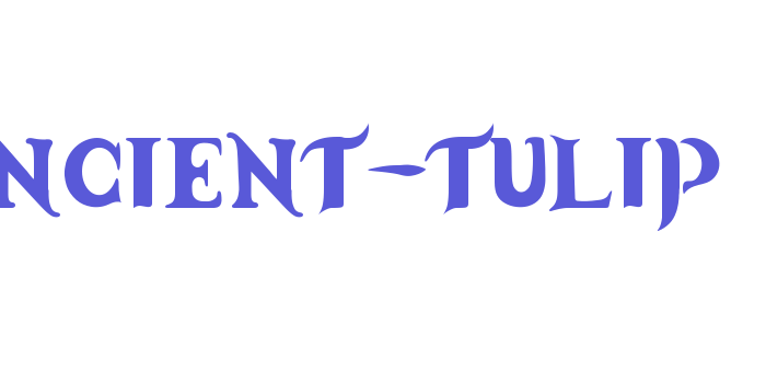 Ancient-Tulip Font Download