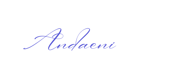 Andaeni Font Download