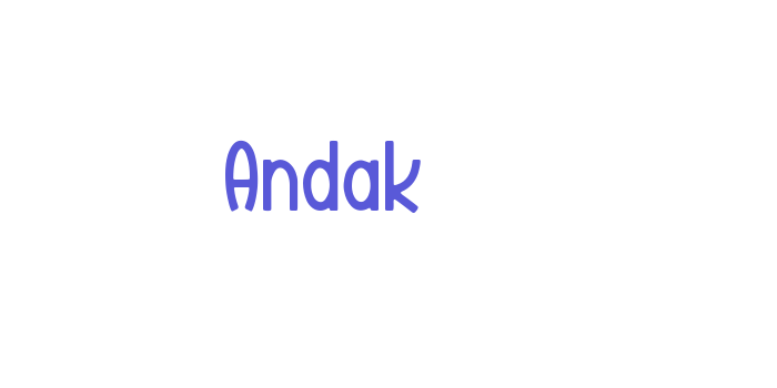 Andak Font Download