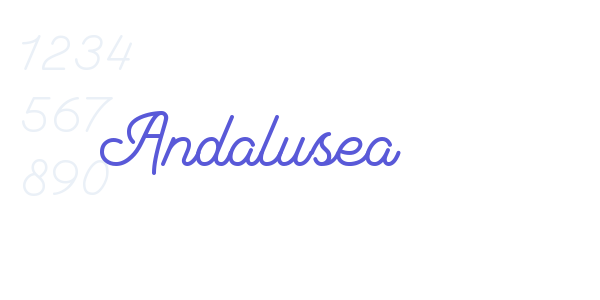 Andalusea font free