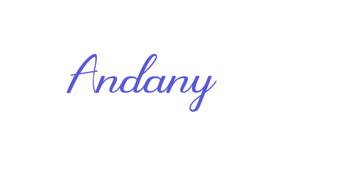 Andany Font Download