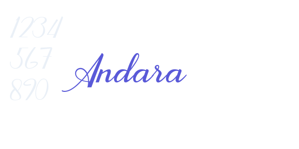 Andara font