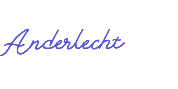 Anderlecht font free