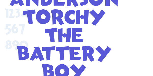 Anderson Torchy The Battery Boy font