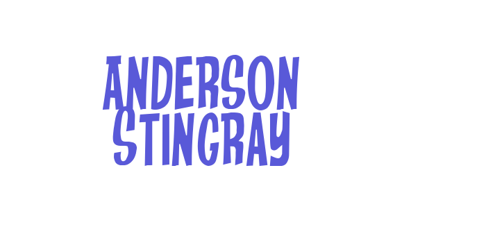 Anderson Stingray Font Download