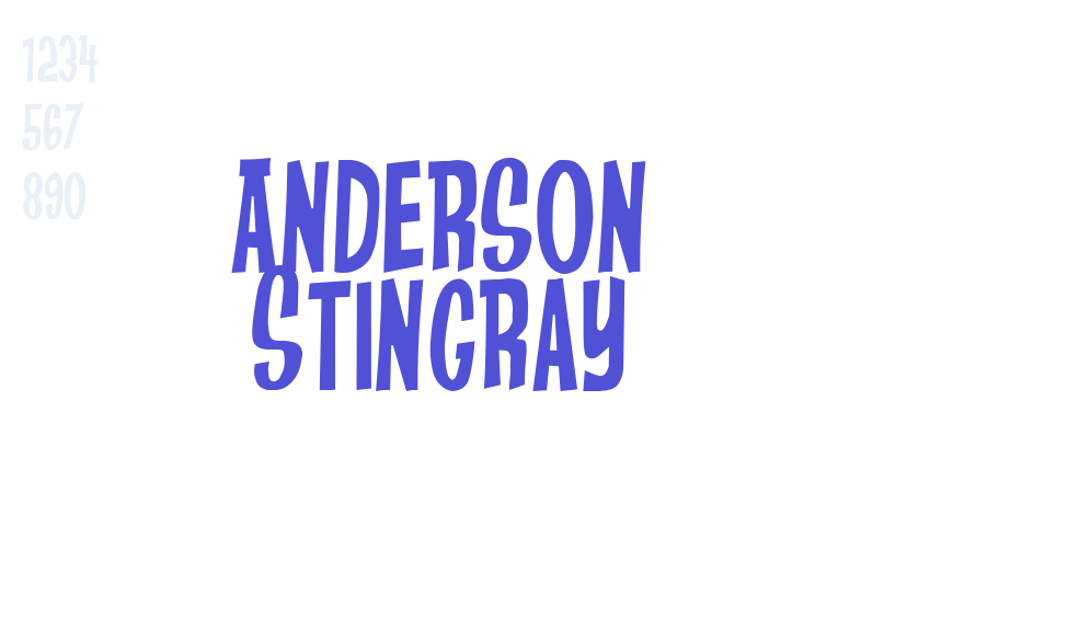 Anderson Stingray-font-download