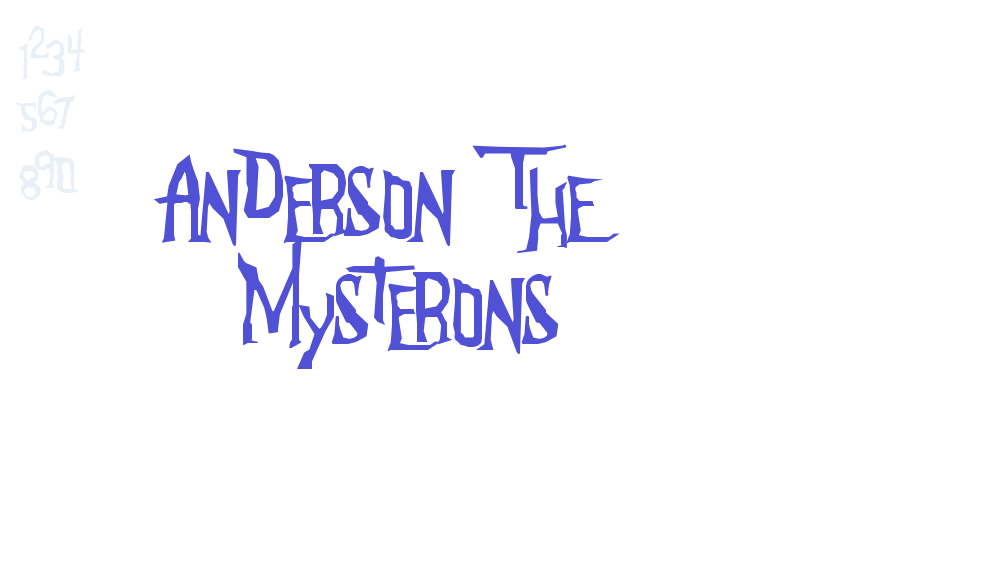 Anderson The Mysterons-font-download