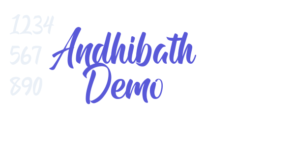 Andhibath Demo font free