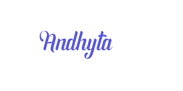 Andhyta font free