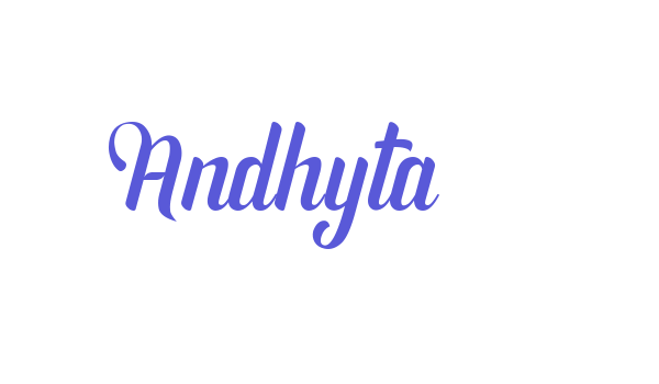 Andhyta Font