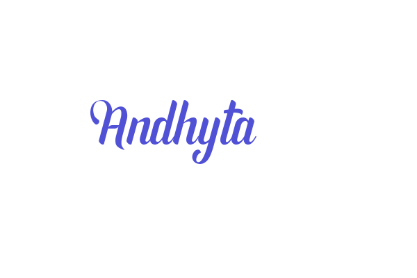 Andhyta Font Download