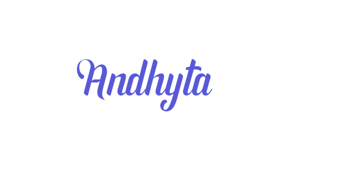 Andhyta Font Download