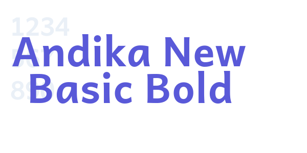 Andika New Basic Bold font