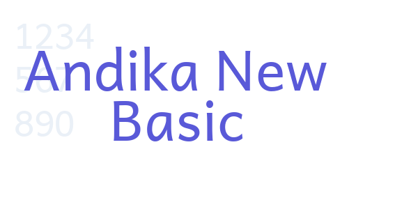 Andika New Basic font