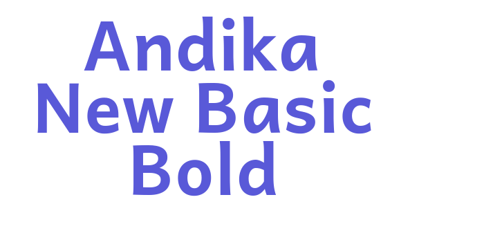 Andika New Basic Bold Font