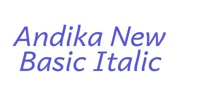 Andika New Basic Italic Font Download