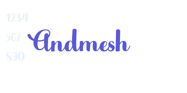 Andmesh font