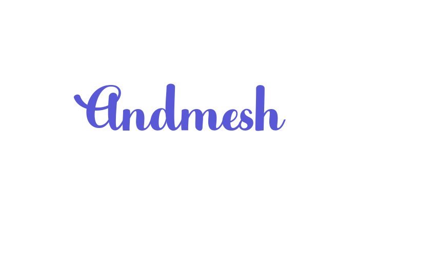 Andmesh Font