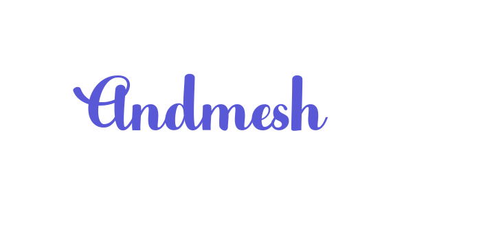 Andmesh Font Download