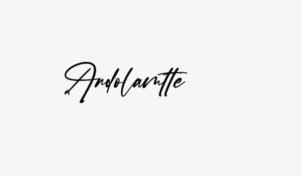 Andolamtte Font