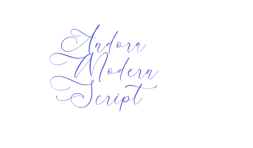 Andora Modern Script Font