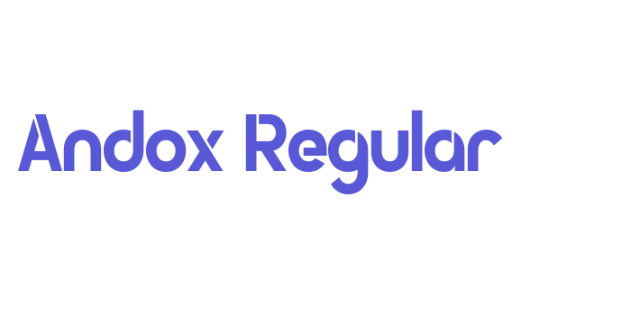 Andox Regular Font Download